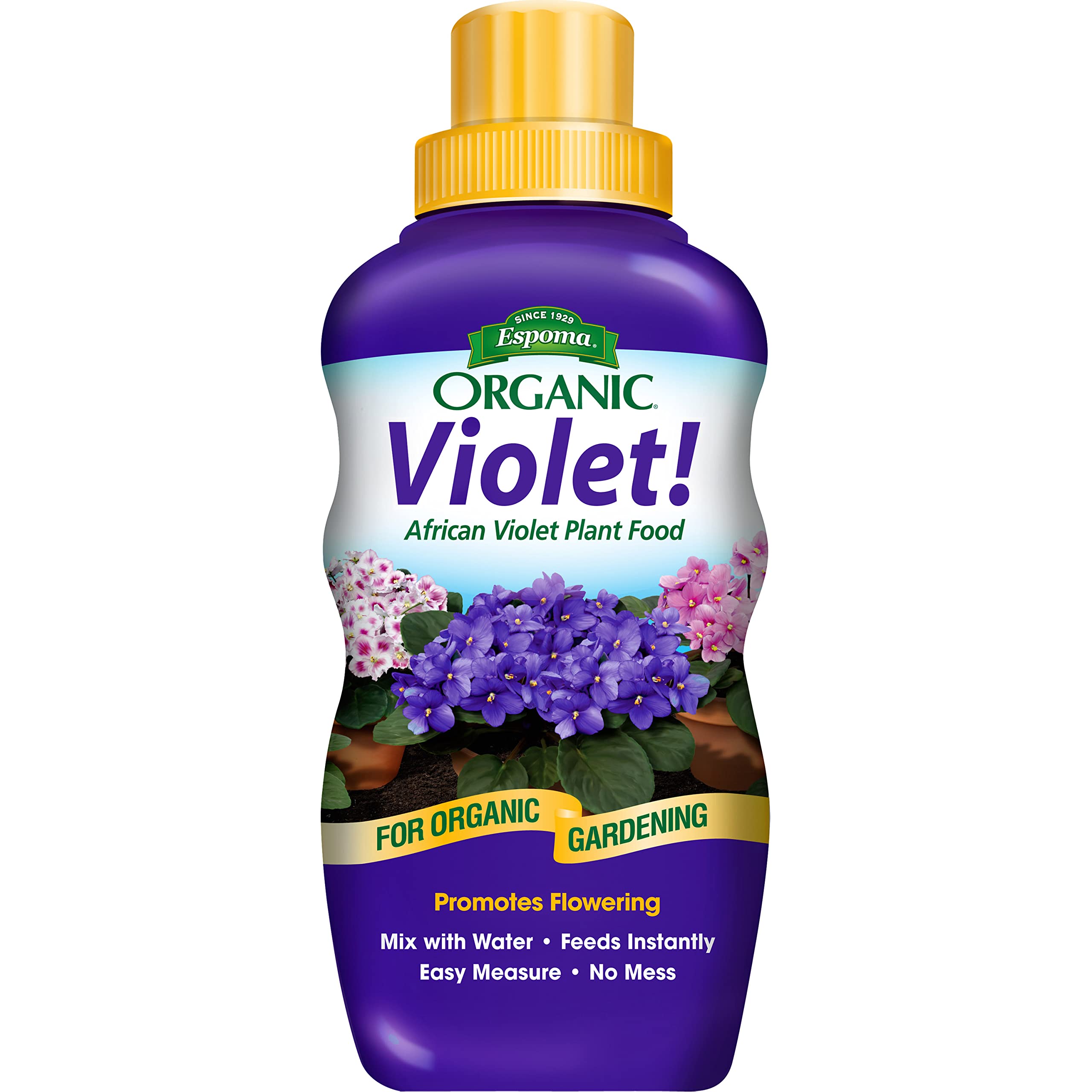 Espoma Violet 8-Oz bottle enables simple feeding for violets and indoor plants