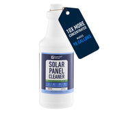 Essential Values Solar Panel Cleaner bottle front view, fragrance-free and pH-neutral for safe cleaning.