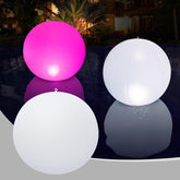 Esuper 14-inch floating pool light ball inflates for vibrant pool ambience