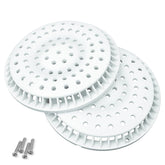 Eudaimonia 642-2150V round drain cover overview with anti-vortex safety for 8-inch outlets