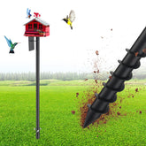 EUIJOIP Bird Pole with adjustable height for flexible garden mounting.