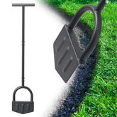 EUIJOIP heavy-duty manual grass edger showing 39-inch reach for precise borders.