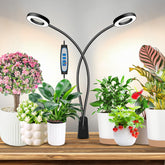 Eurbolan halo grow light clipped on for precise indoor plant illumination