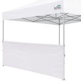 Eurmax SunWall half-wall for a 10x10 tent, white, adds privacy and shade