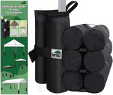 Eurmax USA 150LBS weight bags front view showing rugged 1680D fabric for canopy stability.