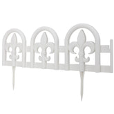 Evelyne border panel front view shows a durable, metal-free edging.