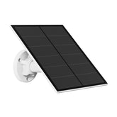 EverExceed 5W solar panel powering outdoor security cameras for daytime energy.
