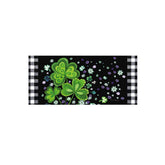 Evergreen Flag Sassafras shamrocks insert boosts curb appeal and seasonal welcome