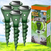 EVESKY mole repellent solar unit deters pests in outdoor spaces safely