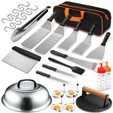 EWFEN griddle big spatula for precise flipping on flat tops.