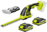 EWORK 21V cordless hedge trimmer for precise garden trimming.