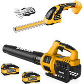 EWORK cordless leaf blower in action delivering quick debris cleanup