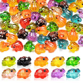 Exasinine luminous frog figurine glows softly, ideal for fairy gardens