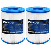 EXCELFU PRB25SF pair spa filter for clean water and easy hot tub maintenance.