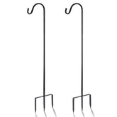 EXCMARK shepherd hook 48-inch stand ideal for elegant outdoor lighting displays.