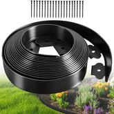 EXTRAEASY landscape edging 2-inch tall creates clean borders for flower beds.