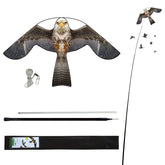 eyijklzo bird scarer kite in field deters birds without harm