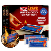 EZ Fire Firestarter gel packs for quick, safe ignition of cozy fires