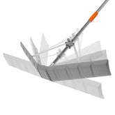 EZ SMART Snow Roof Rake with 36-inch blade clears roof snow efficiently