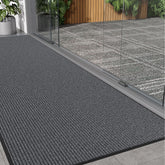 EZ2LIVE front door mat 3x10 for outdoor entry with dirt-trapping fibers.