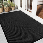 EZ2LIVE front door mat 3x5 absorbs dirt for cleaner entrances.