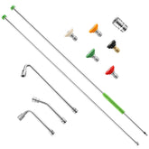 EZALOR extension wand with molded grip for comfortable extended cleaning