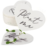 Ezoon plantable wildflower paper heart favor for eco-friendly weddings and events.