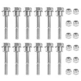 EZYPACK 12-pack shear bolts and nuts kit, front view, for quick snow blower maintenance.