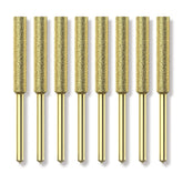 EzzDoo Bits titanium-coated diamond wheel 3/16 inch sharpening a chainsaw efficiently.