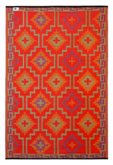 Fab Habitat outdoor rug close-up texture with durable recycled fibers for patios.