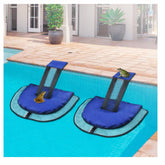 Fabflame 2-pack animal-saving escape ramp floating on a pool surface helps wildlife escape