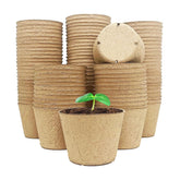 Fabiacci 4-inch seed starter pot with drainage holes promotes healthy root development.
