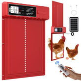 FabStyl automatic coop door with XL opening for smooth flock passage.