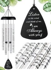 Fabuday 32-inch wind chimes outdoors for tranquil garden ambiance.