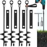 Fabulas Ground Anchors pack shot showing four-pack kit for outdoor stability