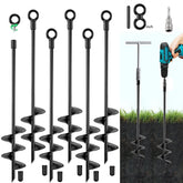 Fabulas ground anchors 18in screw-in kit securing tents and sheds in wind