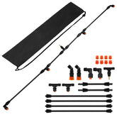 Faculx 4-nozzles poly sprayer boom wand 74-8in delivers broad coverage for large fields.