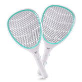 Faicuk 2-pack bug zapper racket front view, ready for quick insect zap at home.
