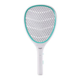 Faicuk handheld bug zapper racket in use for instant mosquito relief outdoors.