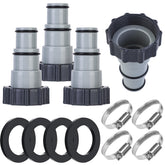 Fairooth A-Type pool hose adapter 4-pack with secure threaded connections