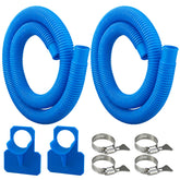 Fairooth pool hose 1.25 x 59 inches in blue for easy above-ground pool connections.