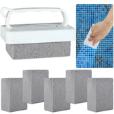 Fairooth pool pumice stones pack for tile cleaning and grout restoration