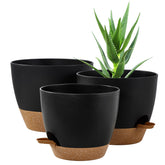 FaithLand 10 inch self-watering planter for indoor gardens