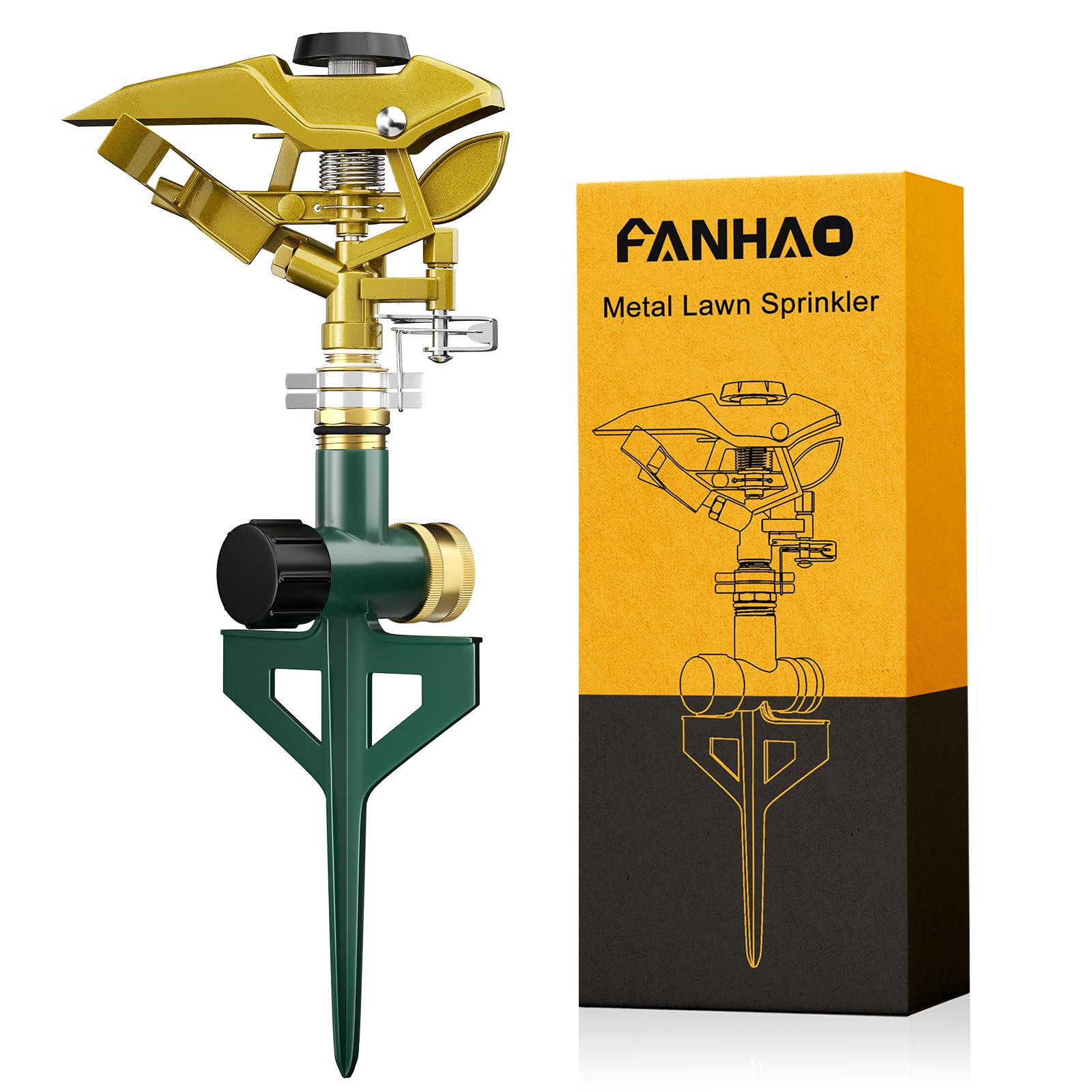 FANHAO heavy-duty sprinkler base for stable yard irrigation in any weather.