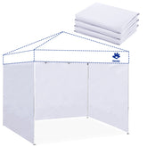 FANPAT Instant Canopy Sidewall 118x86 fits 10x10 canopies for rain protection.