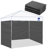 Fanpat instant canopy sidewall front view for waterproof protection