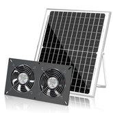 Fanspex Solar 2 Fan Kit panel view for outdoor cooling
