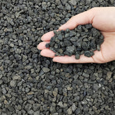 FANTIAN lava rock 5lb bag close-up showing porous texture for drainage.