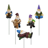 FANWNKI garden gnomes group shot enhances outdoor fairy garden decor