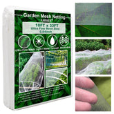 FARAER Garden Netting 10x33ft Ultra-Fine Mesh protects vegetables from pests.